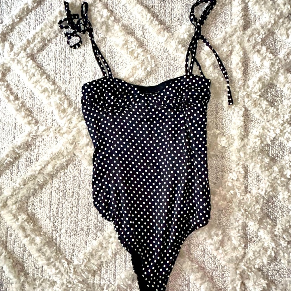 Polka dot Zara bodysuit
